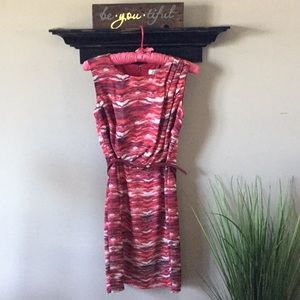 Dress Barn shades of red dress.